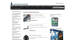 Desktop Screenshot of marineproductreviews.com